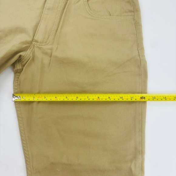 Carhartt Relaxed Fit Khaki Rugged Flex/Carvas 5-Pocket Work Pant (Size: 33x28) - Picture 5 of 13